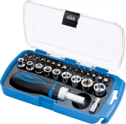 Отвертка реверсивная мини с набором бит и торцевыми головками , 41 шт БАРС 13358 купить в Надыме