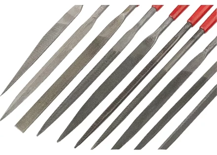 Набор надфилей 160 х 4мм 10 шт обрезиненные рукоятки MATRIX 15818 купить в Надыме