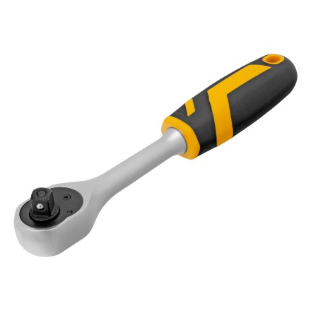 Ключ-трещотка 3/8&quot; Denzel 14032, 90 зубьев, с быстрым сбросом, CrV купить в Надыме