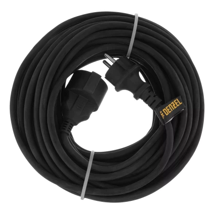 Удлинитель-шнур силовой Denzel Top Series 37420, КГТТ, 20м, 1 розетка, 3 x 1,5 мм, 3 м купить в Надыме