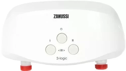 Водонагреватель проточный ZANUSSI 3-logic 55 TS душ и кран купить в Надыме