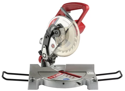 Пила торцовочная ЗУБР, удлинитель стока, 210 мм, 5000 об/мин, 1300 Вт ЗПТ-210-1300-Л купить в Надыме