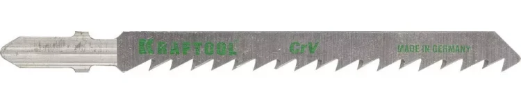 Полотна KRAFTOOL, T101D, для эл/лобзика, Cr-V, по дереву, ДСП, ДВП, чистый рез, EU-хвост., шаг 4мм, 75мм, 5шт 159511-4-S5 купить в Надыме