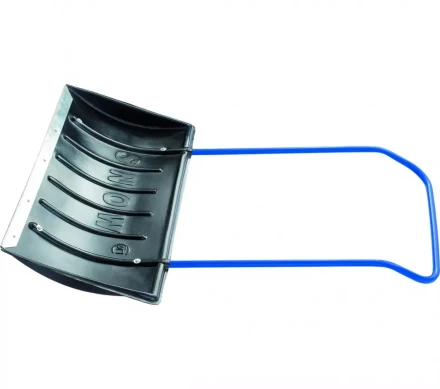 Движок для снега 750 х 405 х 1,1 мм пластиковый П-образная ручка СИБРТЕХ 61594 купить в Надыме