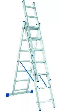 Лестница 3-х секционная алюминиевая 3*7 1013304 купить в Надыме