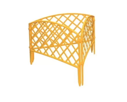 Забор декоративный "Плетенка" 24 х 320 см желтый Россия 65001 купить в Надыме