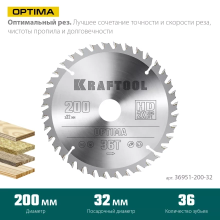 Диск пильный OPTIMA, повышенный ресурс 36951-200-32 купить в Надыме
