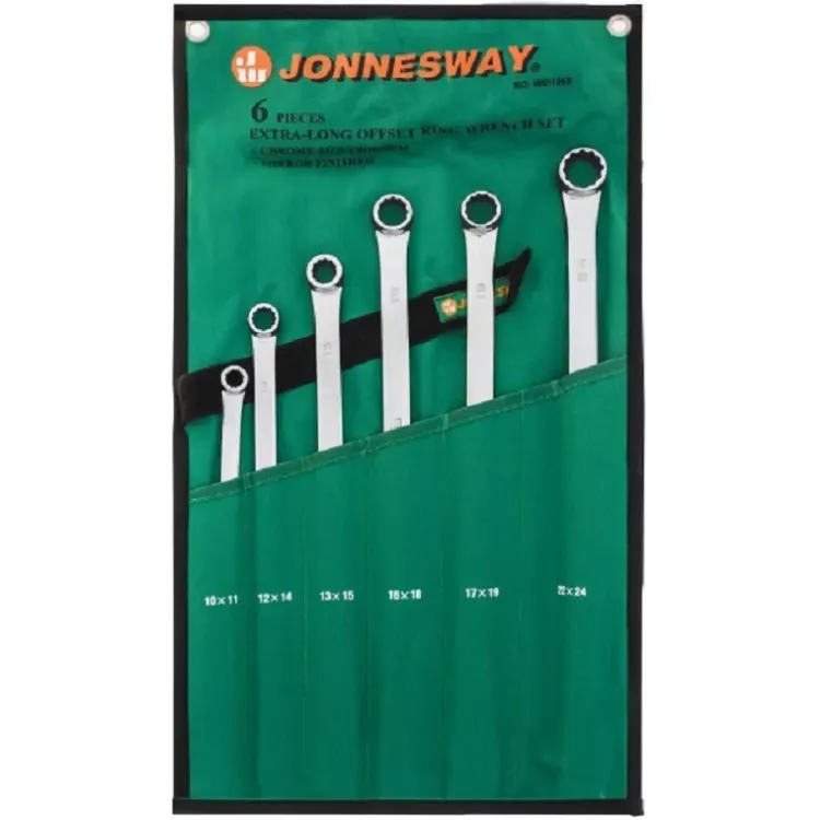 Набор ключей накидных удлиненных 10-24мм 6предметов Jonnesway  W61106S 48884 купить в Надыме