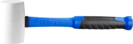 Киянка ЗУБР "ПРОФЕССИОНАЛ" резиновая белая, с фиберглассовой ручкой, 680г 20531-680_z02 купить в Надыме