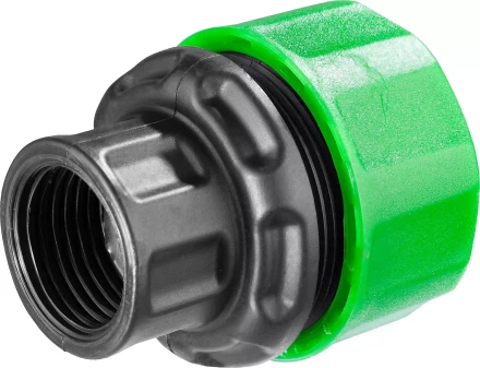 Зажим цанговый (резьба внешняя-шланг), РОСТОК 426363, 1/2" x 3/4" 426364 купить в Надыме