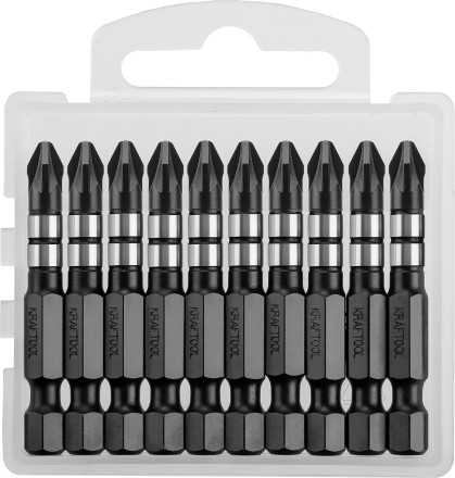 Биты для ударных шуруповертов KRAFTOOL Impact Pro PZ 26193-2-50-S10 купить в Надыме