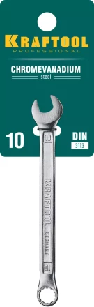 Ключи комбинированные KRAFTOOL, Cr-V, DIN 3113 27079-10 купить в Надыме