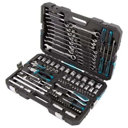 Набор инструментов 101 предмет, 120 зубьев, CrV, 1/4", 1/2" Gross 14151 купить в Надыме