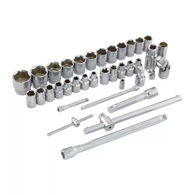 Набор инструментов 101 предмет, 120 зубьев, CrV, 1/4", 1/2" Gross 14151 купить в Надыме