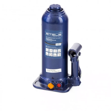 Домкрат гидравлический бутылочный 10 т h подъема 222-447 мм Stels 51166 купить в Надыме
