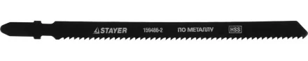Полотна STAYER "STANDARD", T318B, для эл.лобзиков, HSS, по цв. мeт, фрезер.развед, тонколист сталь, EU, T318B, 110/2мм, 2шт 159486-2 купить в Надыме