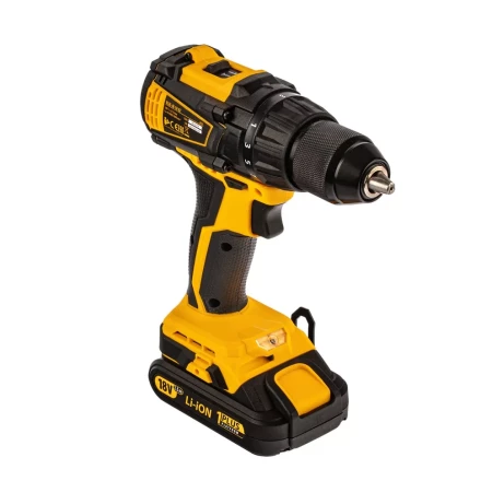 Дрель-шуруповерт аккумуляторная BLDL-IB-18-02 Denzel 26121 купить в Надыме