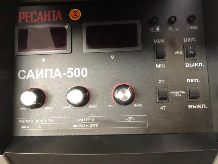 Полуавтоматический сварочный аппарат инверторный Ресанта САИПА-500 купить в Надыме