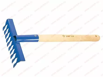 Грабли витые 6-зубые 110 мм с рукояткой 300 мм СИБРТЕХ Россия 61758 купить в Надыме