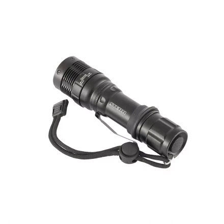 Фонарь 3 W CREE LED зум 3 режима 100% - 50% - стробоскоп клипса ремешок 160 Лм 200 м 3хААА Stern 90582 купить в Надыме