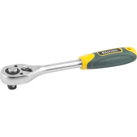 Трещотка для торцовых головок KRAFTOOL "EXPERT", Сr-V сталь, 72 зубца, 1/2" 27791-1/2_z02 купить в Надыме