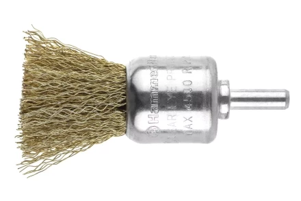 Кордщетка HAMMER кисть 25мм для дрели гофрированная латунированная сталь (207-210) купить в Надыме