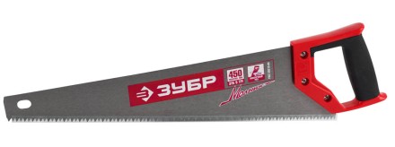 Ножовка по дереву (пила) ЗУБР МОЛНИЯ-5 450 мм, 5 TPI, прямой крупный зуб, быстрый рез поперек волокон, для крупных и средних заготовок 15075-45_z01 купить в Надыме