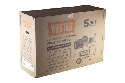 Поршневой масляный компрессор WESTER WK2200/100PRO купить в Надыме