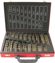 Набор сверл д/мет.Р6М5  375шт.(1-10мм) 1/4 25271