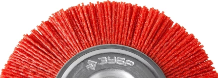 ЗУБР "ПРОФЕССИОНАЛ". Щетка дисковая для дрели, нейлоновая проволока с абразивным покрытием, 125мм 35161-125_z02 купить в Надыме