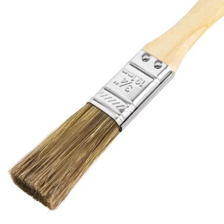 Кисть плоская "Евро" 3/4", смешанная щетина, деревянная ручка MTX 83076 купить в Надыме