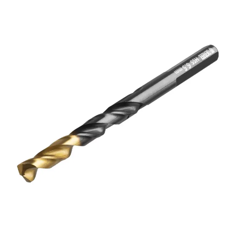 Сверло по металлу, 6,5 мм, HSS-Tin, Golden Tip, 10 шт. Denzel 717216 купить в Надыме