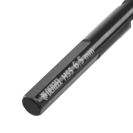 Сверло по металлу, 6,5 мм, HSS-Tin, Golden Tip, 10 шт. Denzel 717216 купить в Надыме