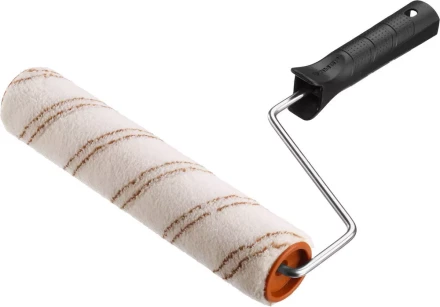 Валик малярный ЗУБР "ОПТИМА -МИКРОТЕКС", пропитки и средства защиты древесины, микрофибра, ворс 7 мм, бюгель 6 мм, 40х240мм 03545-24 купить в Надыме