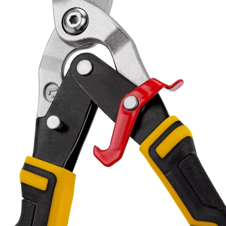 Ножницы по металлу Denzel, 270 мм, прямой и левый рез, сталь-СrMo, трехкомпонентные рукоятки, 78372 купить в Надыме