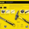 Молоток-кирочка КАМЕНЩИКА STRIKE 600г цельнометаллический, STAYER Professional 20165 20165 купить в Надыме