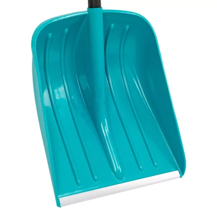 Лопата для уборки снега Palisad 61677, полипропилен, 365х450х1355 мм, алюминиевый черенок, усиленная, LUXE купить в Надыме