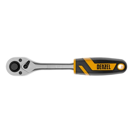 Ключ-трещотка 1/2&quot; Denzel 14033, 90 зубьев, с быстрым сбросом, CrV купить в Надыме