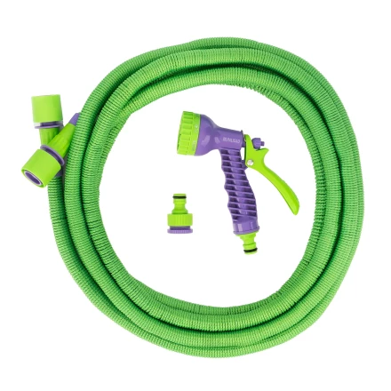 Набор поливочный Palisad 67692, шланг 10-30 м, пистолет 7 реж., с быстросъемным соединителем купить в Надыме