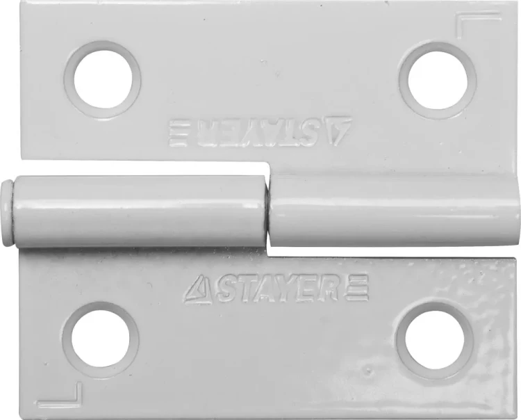 Петля дверная STAYER "MASTER" разъемная, цвет белый, левая, 50мм 37613-50-2L купить в Надыме