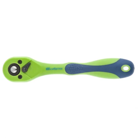 Ключ трещотка двухкомпонентная рукоятка 3/8 СИБРТЕХ артикул 14008 купить в Надыме