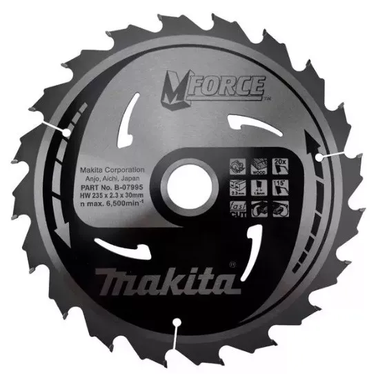 Диск пильный Makita M-Force, 190х30х2мм, 12 зуб, для дерева B-31245 купить в Надыме