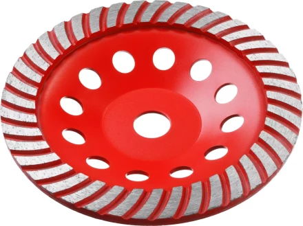 Чашка алмазная шлифовальная по бетону ЗУБР "МАСТЕР" сегментированная, 180мм 33375-180 купить в Надыме