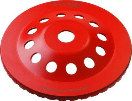 Чашка алмазная шлифовальная по бетону ЗУБР "МАСТЕР" сегментированная, 180мм 33375-180 купить в Надыме