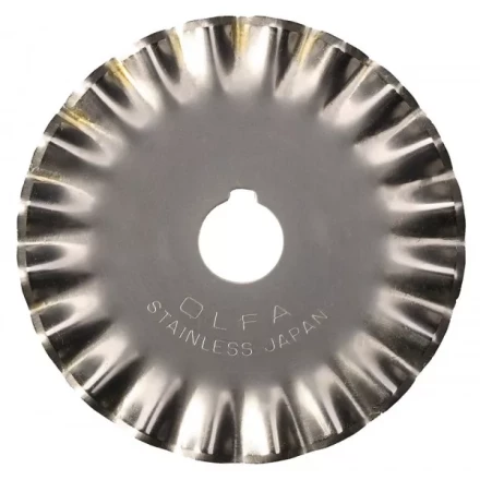 Лезвие OLFA фигурное круговое для RTY-2/G,/DX, малая волна, 45мм OL-PIB45-1 купить в Надыме