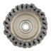 Щетка для УШМ Heavy Duty, 125 мм, М14, &quot;чашка&quot;, крученая металлическая проволока  MATRIX 74674 купить в Надыме