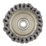 Щетка для УШМ Heavy Duty, 125 мм, М14, "чашка", крученая металлическая проволока  MATRIX 74674 купить в Надыме