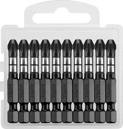Биты для ударных шуруповертов KRAFTOOL Impact Pro PZ 26193-3-50-S10 купить в Надыме