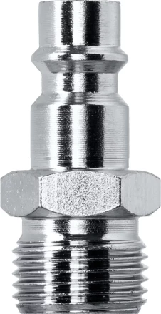 Переходник KRAFTOOL EXPERT QUALITAT для пневмоинструмента, резьба 1/4 папа - быстросъемное соединение папа 06592-3/8 купить в Надыме