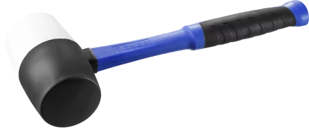 Киянка ЗУБР ЭКСПЕРТ резиновая чёрная с фиберглассовой рукояткой серия ПРОФЕССИОНАЛ купить в Надыме